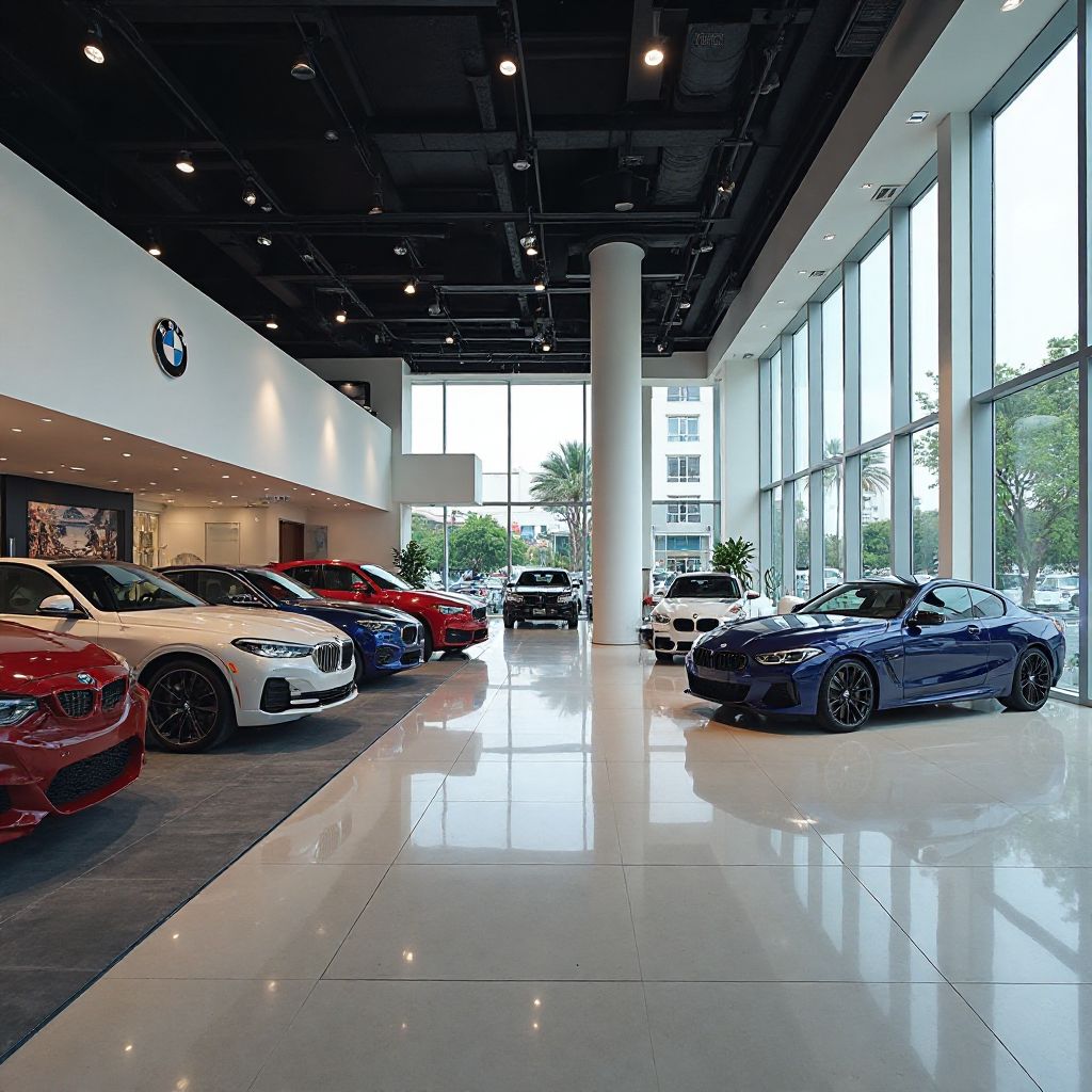 Modern BMW Showroom